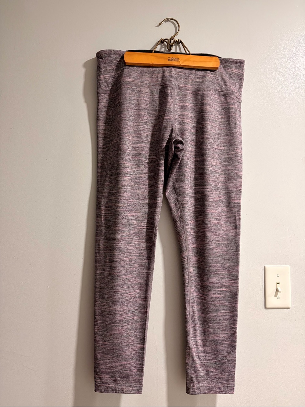 Tuff Athletics Heathered Purple Track Joggers